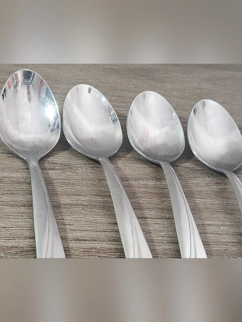 Vintage Oneida Stainless MCM Rose Small Teaspoon Coffee, ROSEANNE
